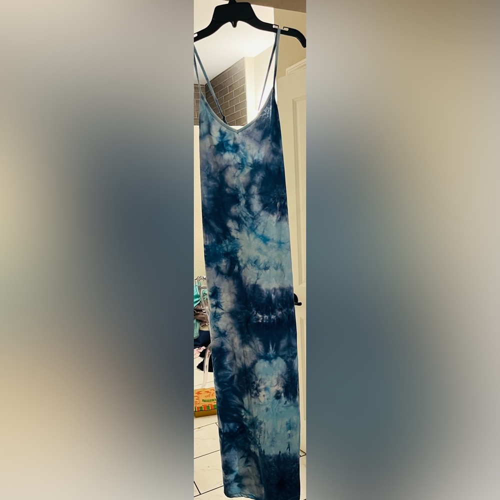 Blue Tie-Dye dress
